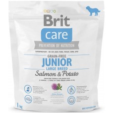 Brit Care (Брит Кеа) Grain-free Junior Large Breed (1 кг) Беззерновой корм для щенков крупных пород с лососем